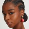 Painted Drop Earring Painted Drop Earring