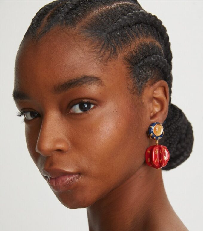 Painted Drop Earring Painted Drop Earring
