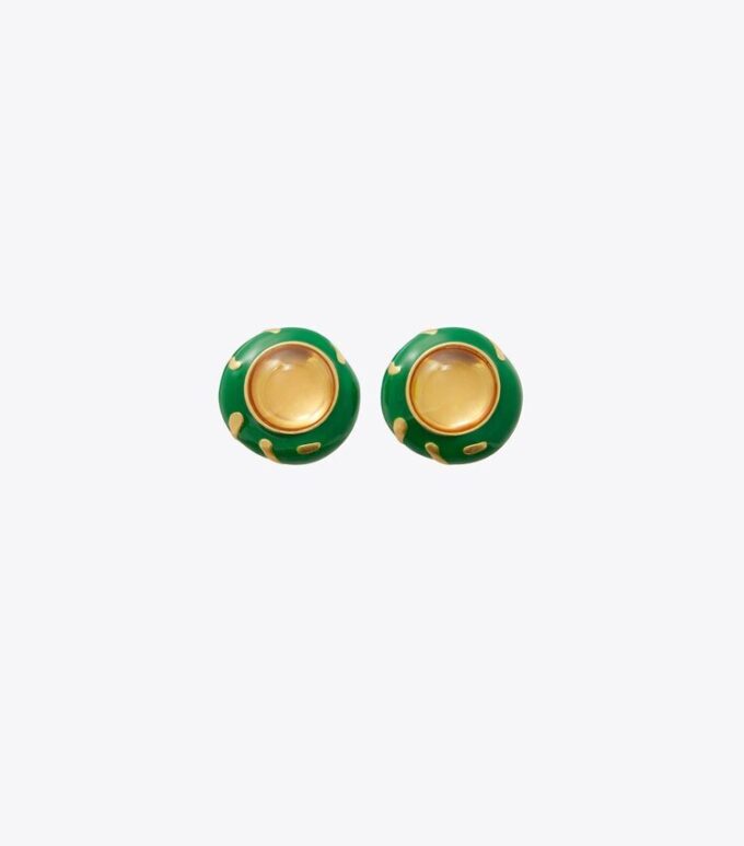 Painted Stud Earring