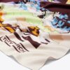 Palm Tree Postcard Oversized Silk Square Scarf