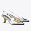 Patos Mismatched Slingback Heel