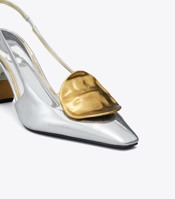 Patos Mismatched Slingback Heel