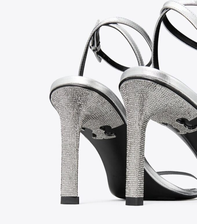 Pavé Heeled Sandal