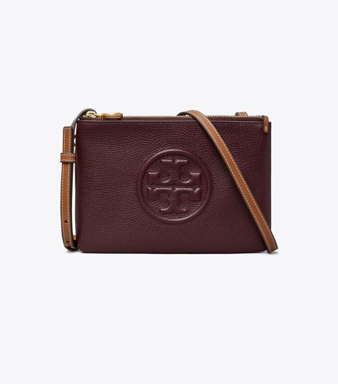 Perry Bombé Double-Zip Crossbody