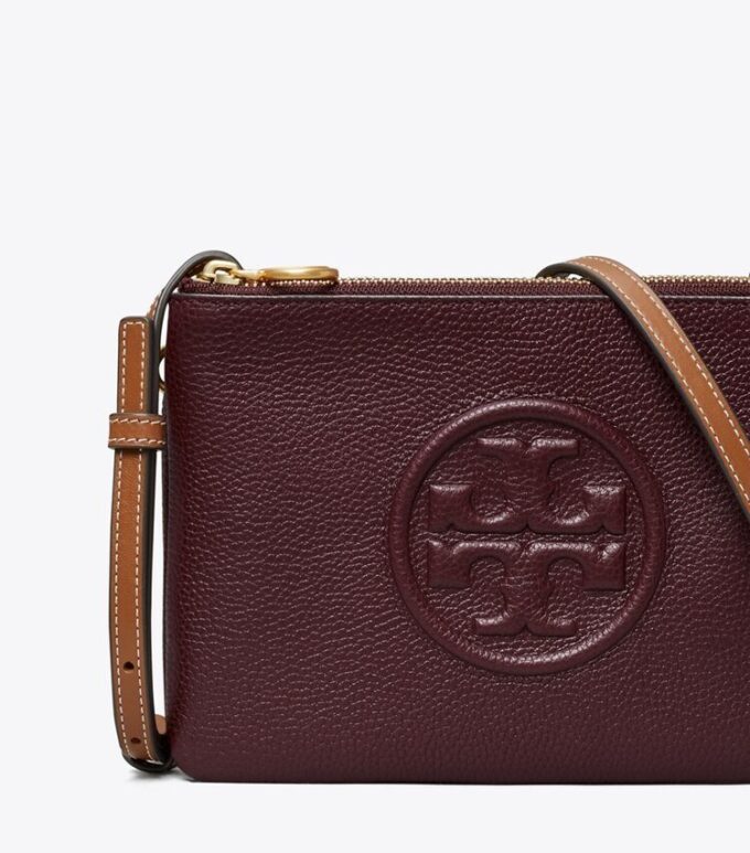 Perry Bombé Double-Zip Crossbody