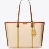Perry Color-Block Triple-Compartment Tote