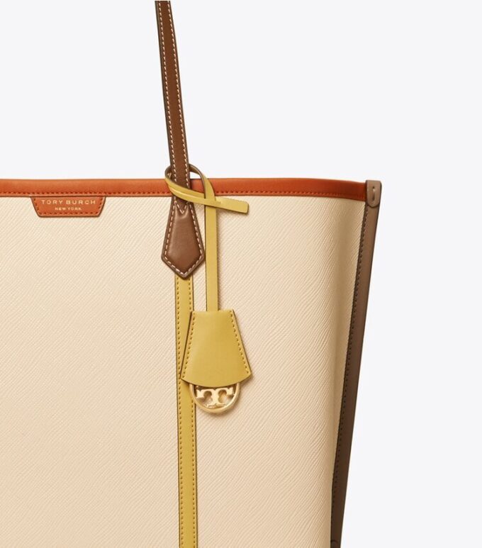 Perry Color-Block Triple-Compartment Tote