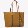 Perry Suede Triple-Compartment Tote