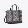 Perry T Monogram Small Triple-Compartment Tote