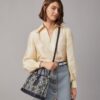 Perry T Monogram Small Triple-Compartment Tote