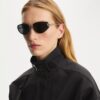 Pierced Cat-Eye Sunglasses