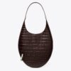 Pierced Croc-Embossed Bag