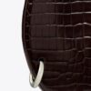 Pierced Croc-Embossed Bag