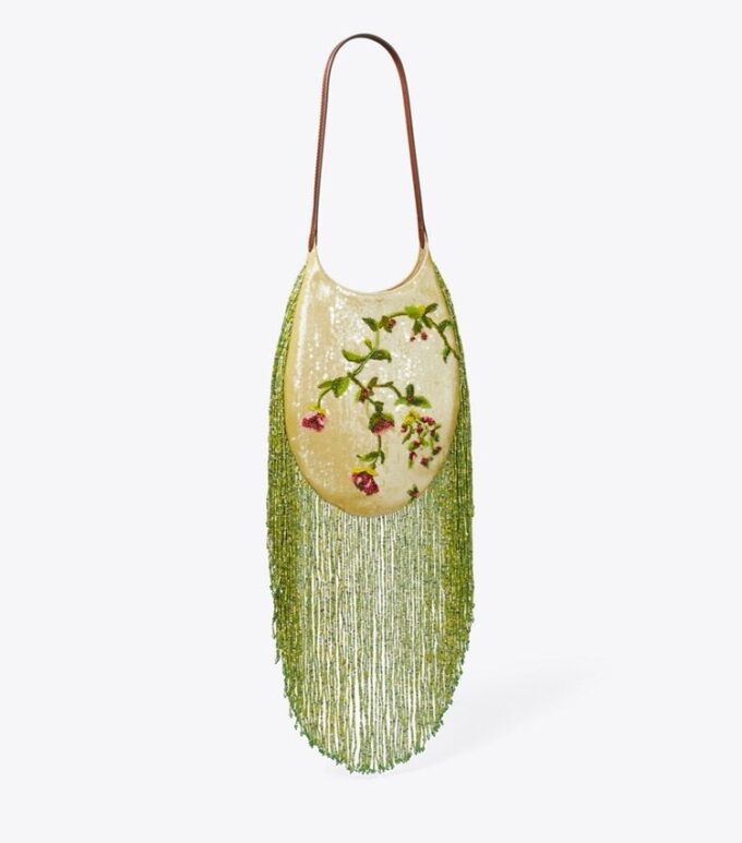 Pierced Embellished Small Bag