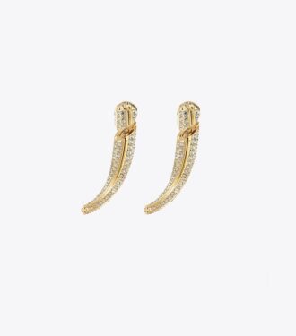 Pierced Front-Back Earrings