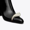 Pierced Heeled Ankle Boot