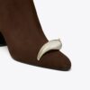 Pierced Heeled Ankle Boot
