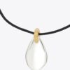 Pierced Large Pendant Necklace