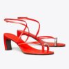 Pierced Multi-Strap Heeled Sandal Pierced Multi-Strap Heeled Sandal