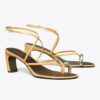 Pierced Multi-Strap Heeled Sandal Pierced Multi-Strap Heeled Sandal