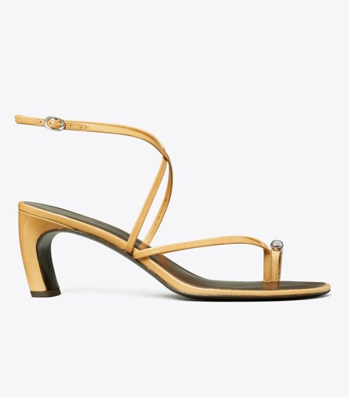 Pierced Multi-Strap Heeled Sandal Pierced Multi-Strap Heeled Sandal