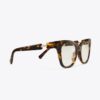 Pierced Oversized Cat-Eye Eyeglasses