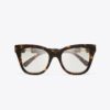 Pierced Oversized Cat-Eye Eyeglasses