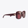 Pierced Oversized Square Sunglasses