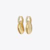 Pierced Pavé Hoop Earrings
