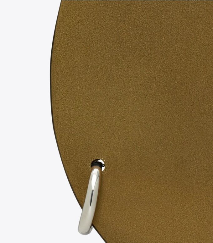 Pierced Suede Bag