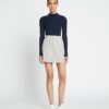 Pleated-Front Twill Golf Skirt Pleated-Front Twill Golf Skirt