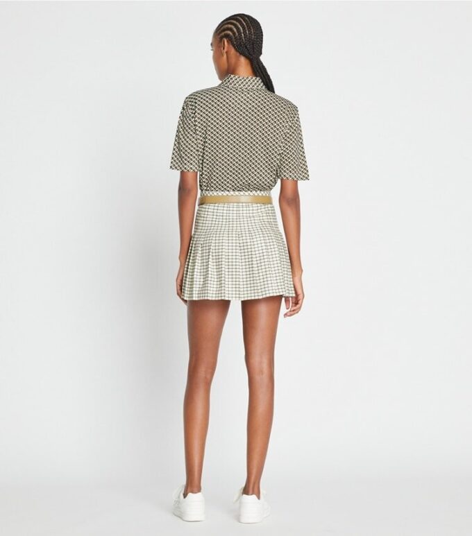 Pleated Printed Tennis Skirt Pleated Printed Tennis Skirt