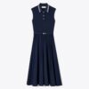 Pleated Viscose Dress