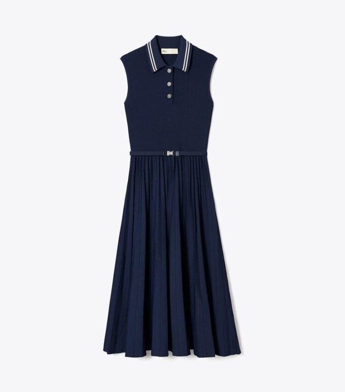 Pleated Viscose Dress