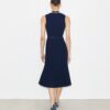 Pleated Viscose Dress