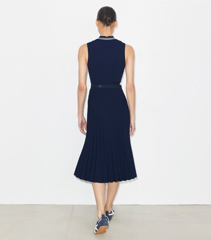 Pleated Viscose Dress