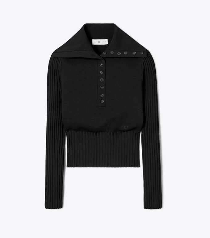 Polo Button Sweater Polo Button Sweater