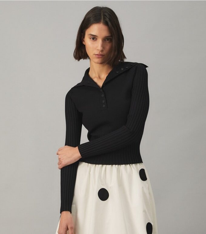 Polo Button Sweater Polo Button Sweater