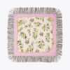 Porcelain Floral Silk Square Scarf