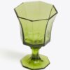 Pressed-Glass Water Glass, Set Of 4