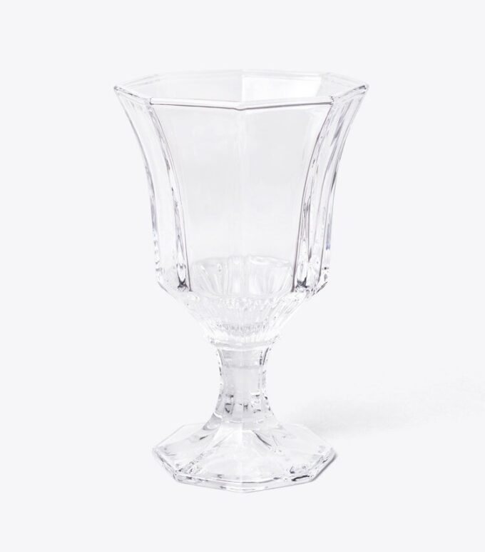 Pressed-Glass Wine Glass, Set Of 4