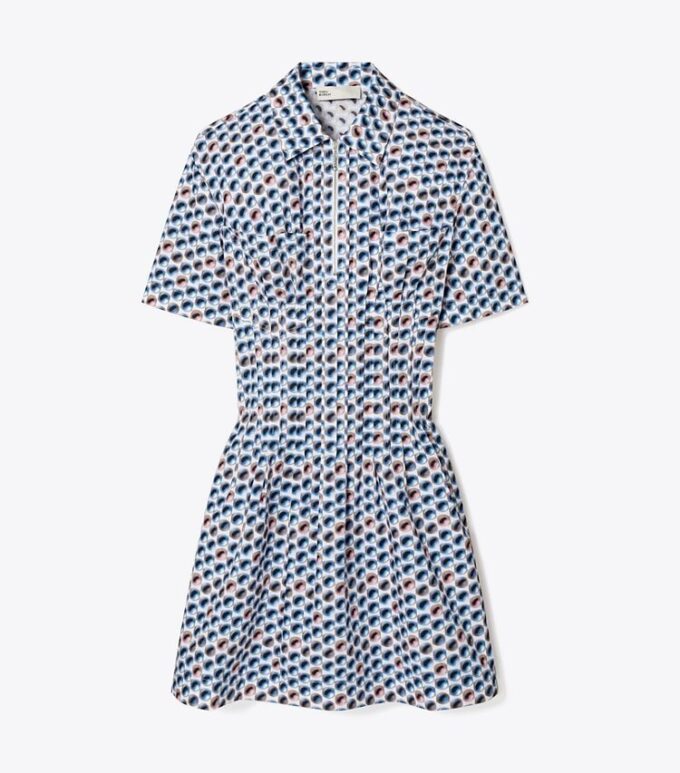 Printed Cotton Poplin Dress Printed Cotton Poplin Dress