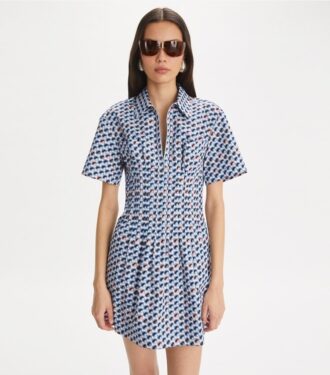 Printed Cotton Poplin Dress Printed Cotton Poplin Dress