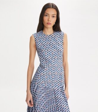 Printed Cotton Poplin Top Printed Cotton Poplin Top