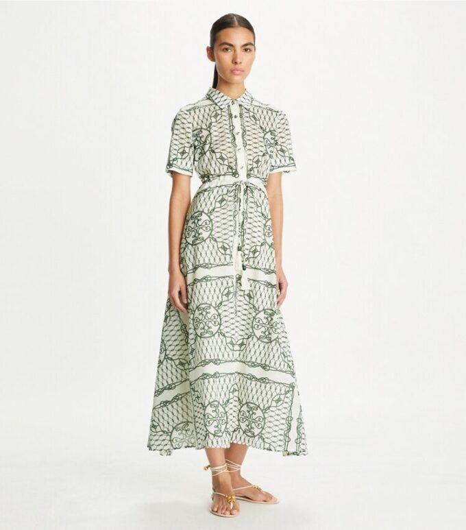 Printed Cotton Shirtdress Printed Cotton Shirtdress