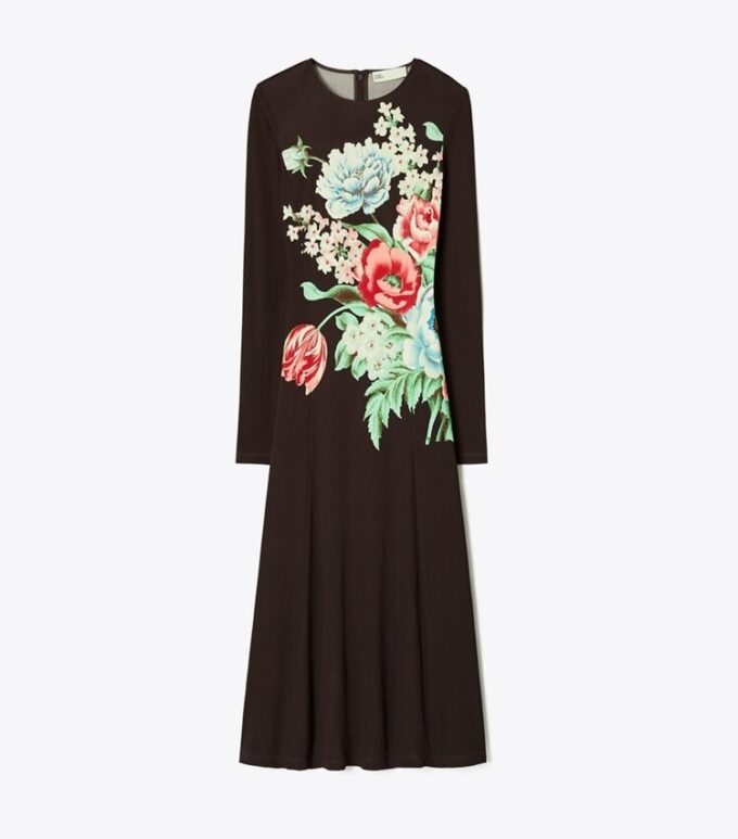 Printed Jersey Dress