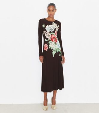 Printed Jersey Dress