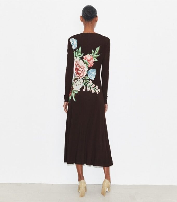 Printed Jersey Dress