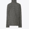 Printed Jersey Mockneck Shirt Printed Jersey Mockneck Shirt