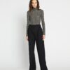 Printed Jersey Mockneck Shirt Printed Jersey Mockneck Shirt
